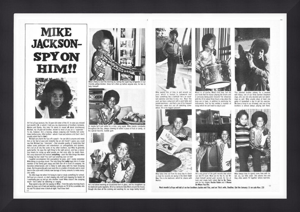 Mike Jackson- Spy on him!! Article Reprint