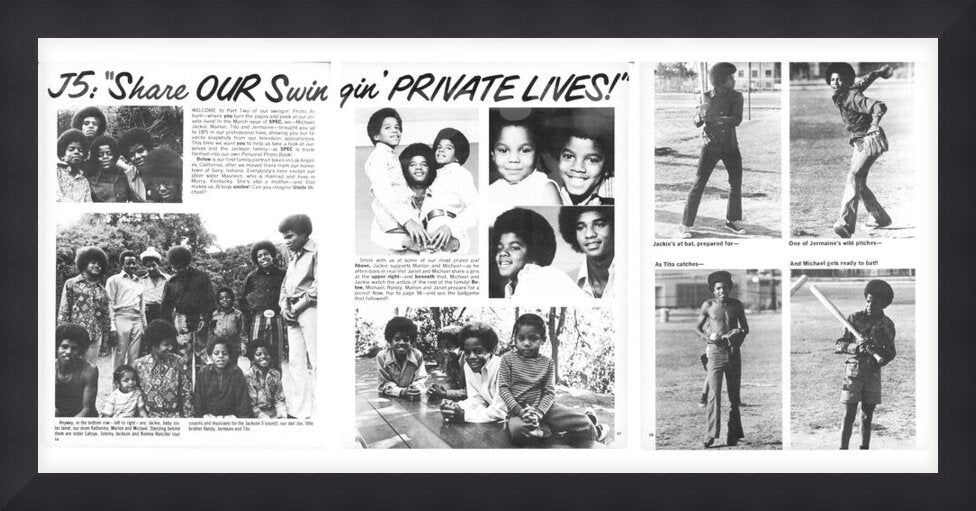 J5 Share Our Swingin' PRIVATE LIVES! Article Reprint