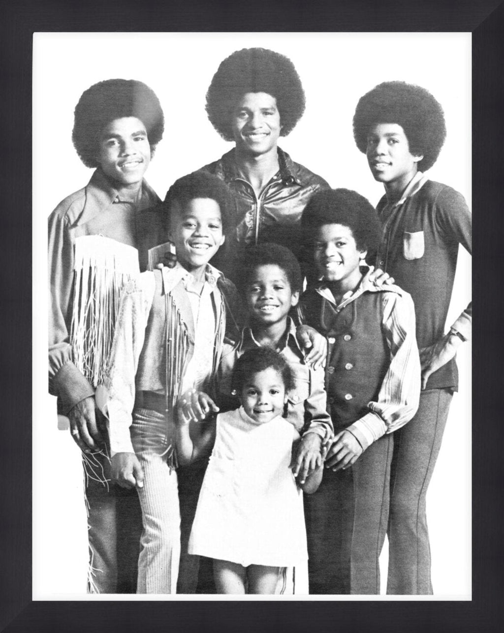 Jackson Family Poster Framed Reprint