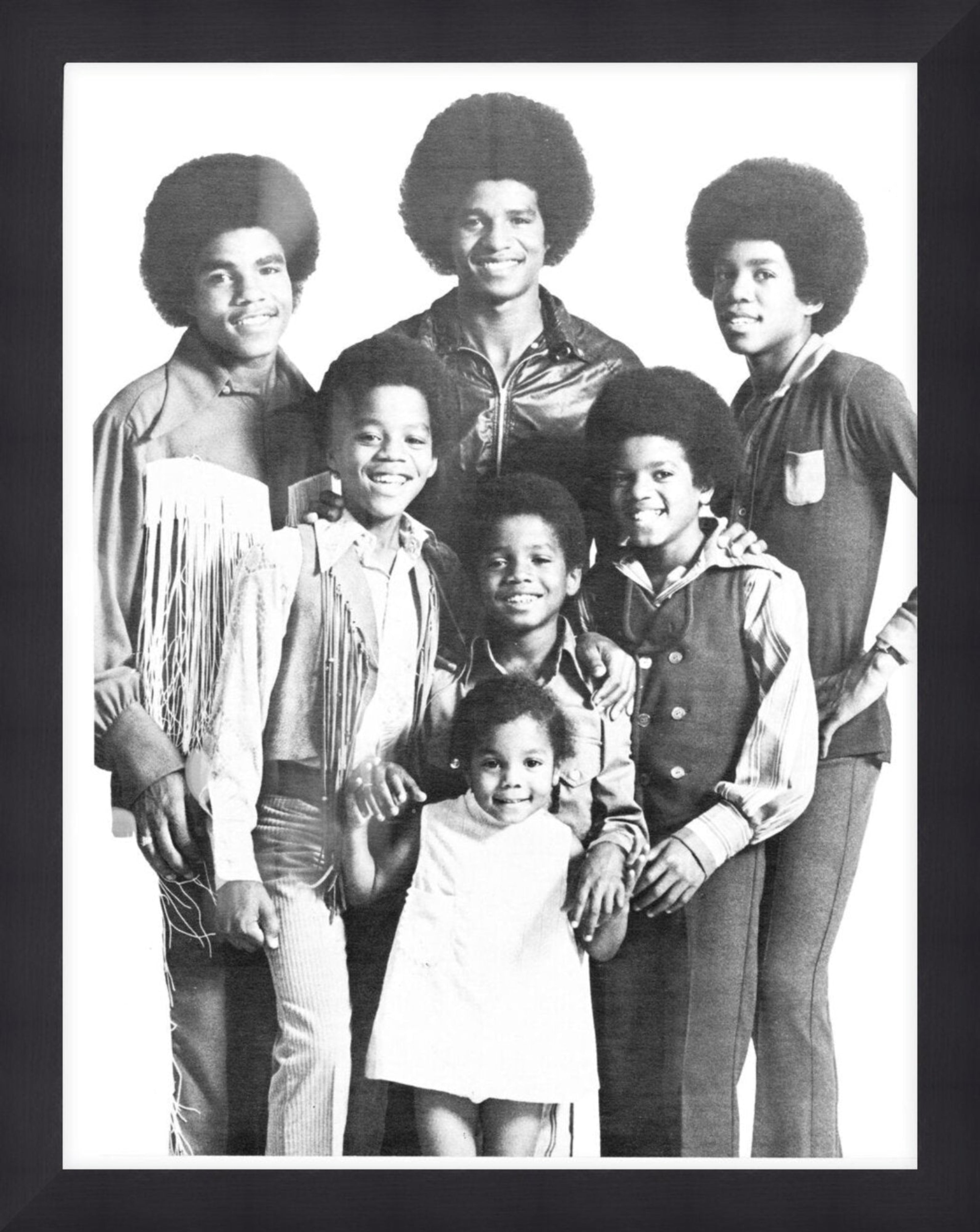 Jackson Family Poster Framed Reprint