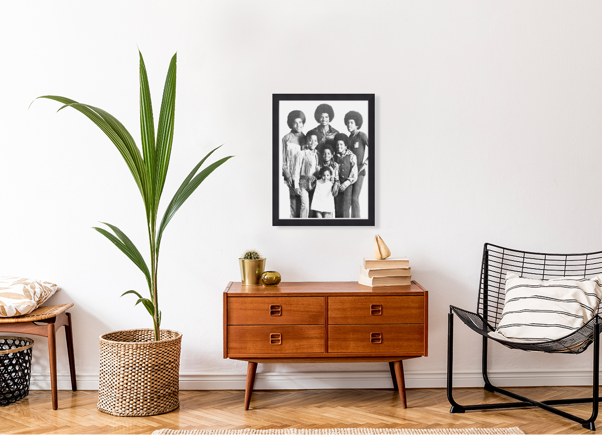 Jackson Family Poster Framed Reprint
