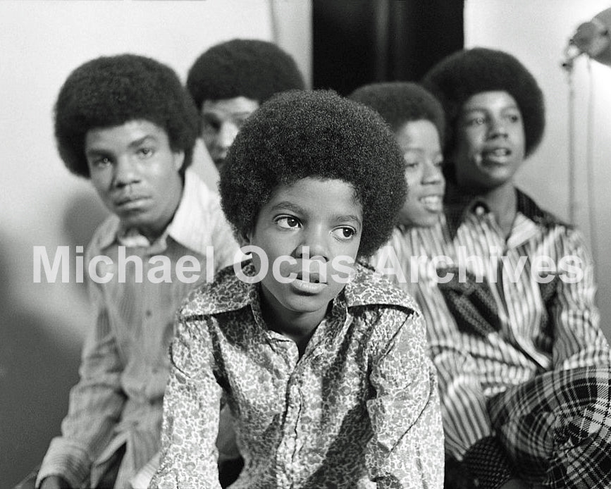 Jackson 5 | Black & White Photo Session Fine Art Print | 1971