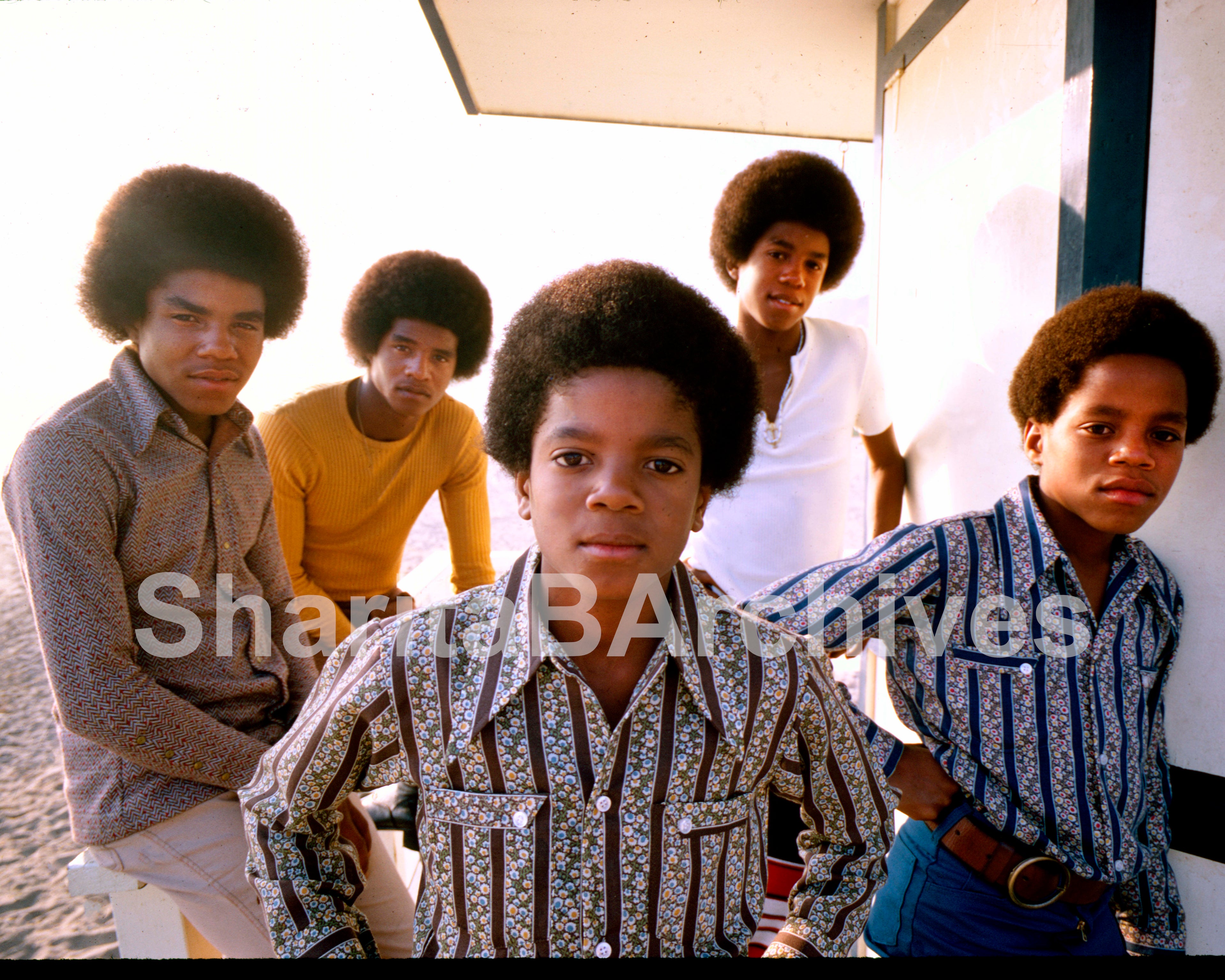 Jackson 5 | Beach Portrait Fine Art Print | Circa 1970