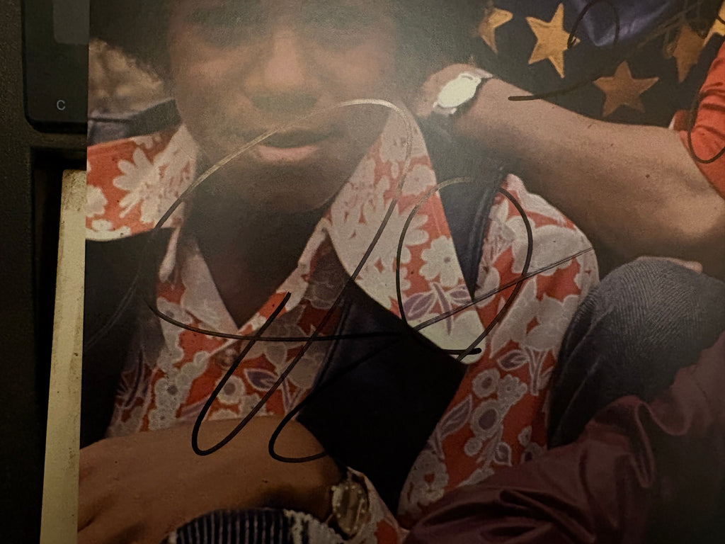 Jackson 5 Autographed Photo – Marlon, Jackie, Tito & Jermaine