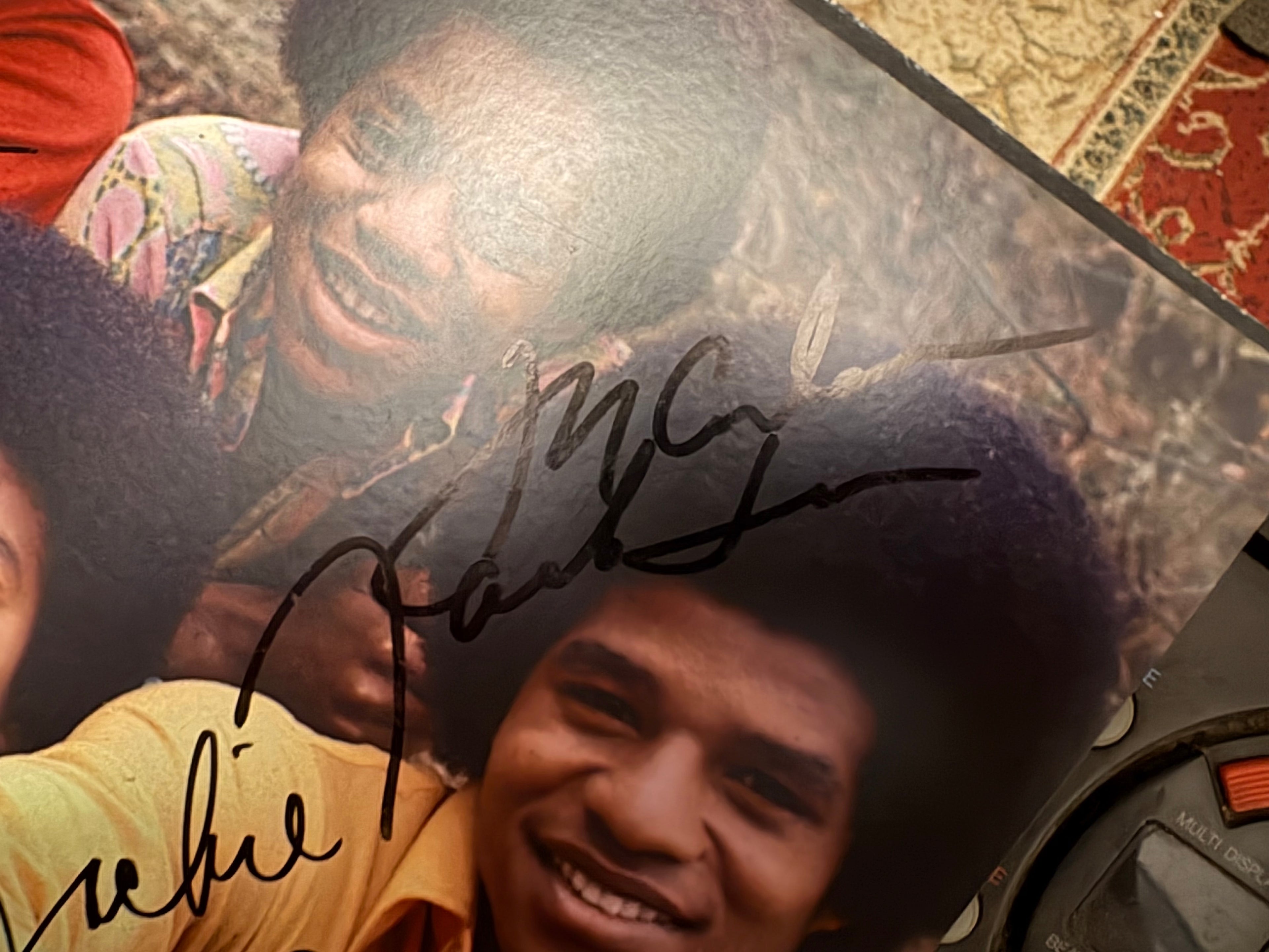 Jackson 5 Autographed Photo – Marlon, Jackie, Tito & Jermaine
