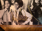 Michael Jackson Autographed Vintage B&W Photo – Gold Paint Pen Signature