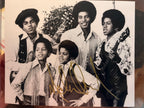 Michael Jackson Autographed Vintage B&W Photo – Gold Paint Pen Signature