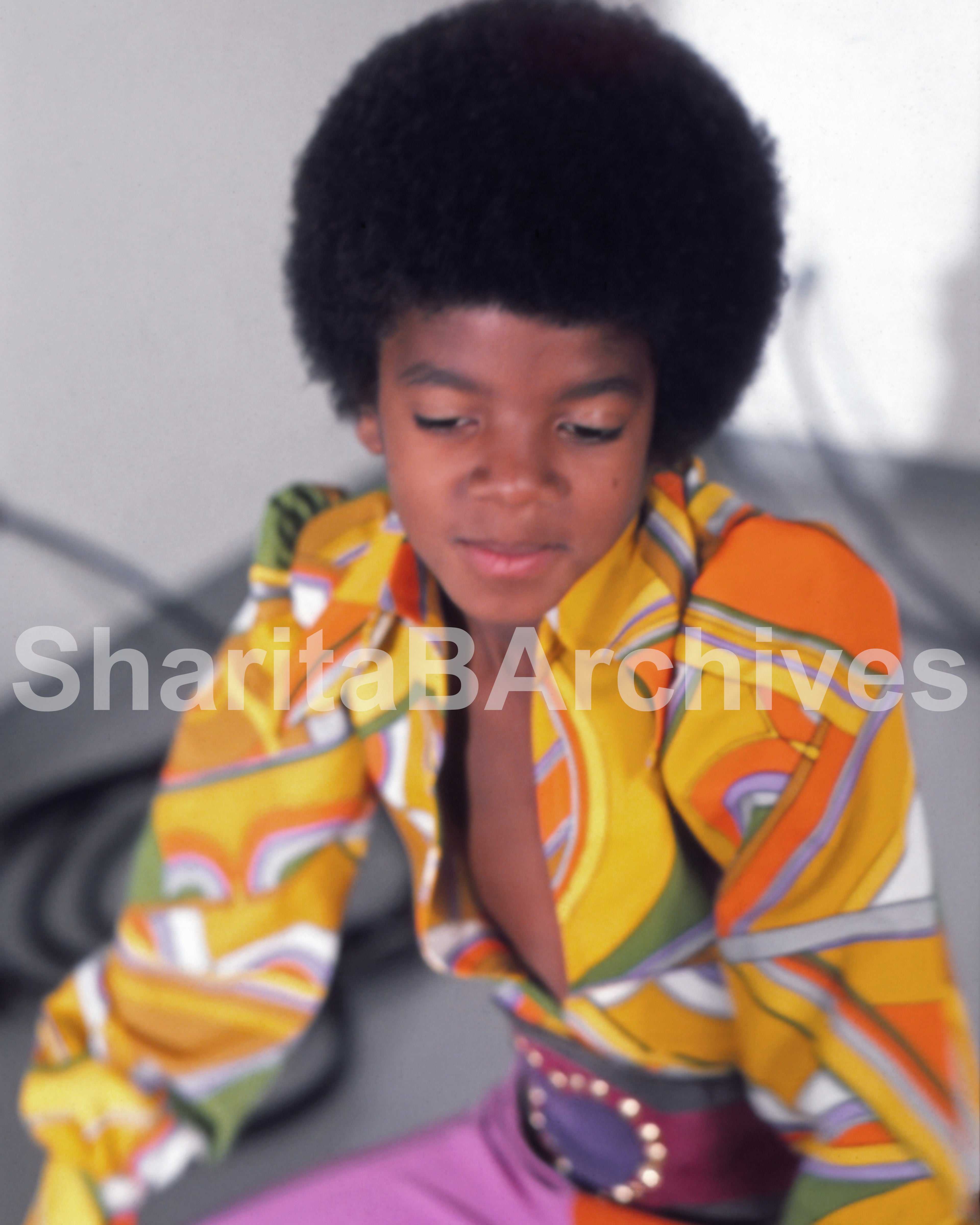 Michael Jackson — Vibrant Style, Circa 1970 | Fine Art Print